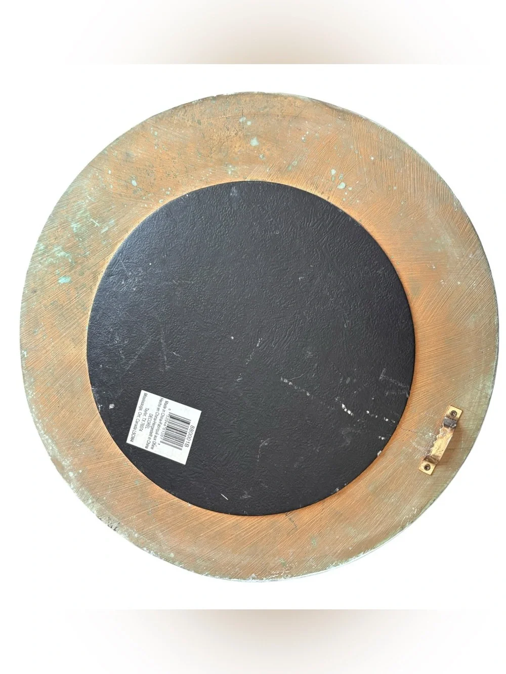 2 Vintage 90s Sun + Moon Round Wall Mirrors|Whitewashed Blue & Silver|Whimsigoth